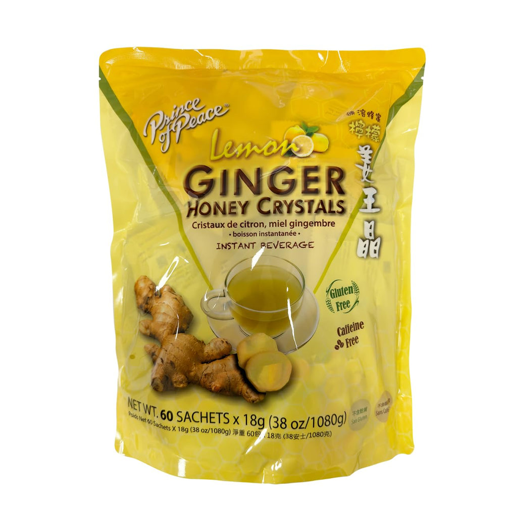 Prince Of Peace front packaging showing 60 sachets and product name benefit convenience