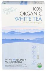 Prince Of Peace front packaging showing organic 100-count benefits