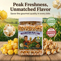 Princeton Popcorn close-up kernels highlighting even size and quality