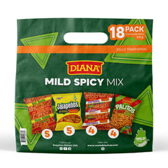 Prodiana Diana front pack showing 18 bags and branding, convenient multi-pack benefit