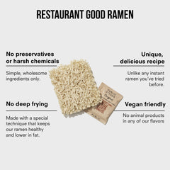 Public Goods ramen served in a bowl with toppings showing quick meal benefit