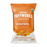 Puffworks front packaging shows certified organic label and convenient six-pack