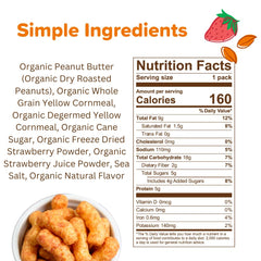 Puffworks single-serve bag open with puffs visible showing portion control convenience