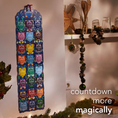 Pukka opened calendar with 24 sachets displayed offering variety each day