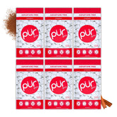 PUR Gum front packaging showing resealable bag and cinnamon flavor for convenient freshness