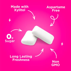 PUR Gum in hand for on-the-go freshness after meals or commuting