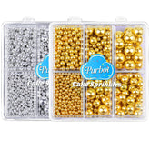 PURBOT front packaging showing organized five-compartment box and metallic pearls