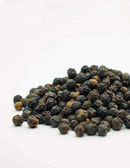 PURE INDIAN FOODS close-up of Tellicherry berries highlighting texture and aroma