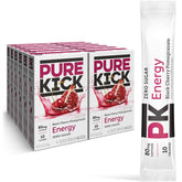 PURE KICK front packaging showing 12-box 72-stick set and flavor label, convenient supply