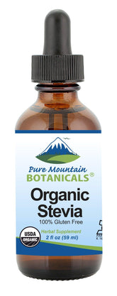 Pure Mountain Botanicals front bottle view showing organic label and clean design