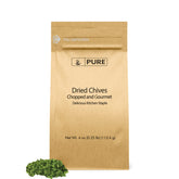 Pure Original Ingredients front package showing dried chives and clear jar benefit convenience