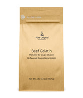 PURE ORIGINAL INGREDIENTS front packaging showing 2 lb bag and label benefits