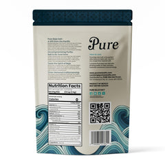 Pure Sea Salts fine texture close-up showing even grains for quick dissolving