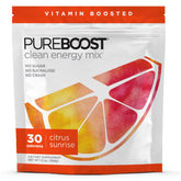 Pureboost front pouch Citrus Sunrise showing clean packaging and clarity benefits