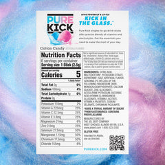 PURE KICK powder texture displayed to show fine mixability and quick dissolving