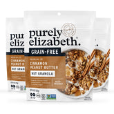 Purely elizabeth front packaging showing keto grain-free granola, clear benefit: easy identification