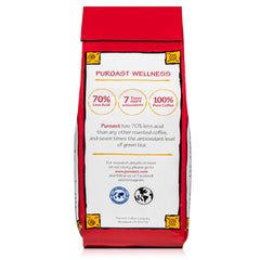 Puroast whole beans close-up texture highlighting rich roast and aroma