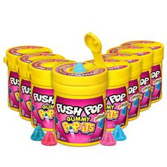 Push Pop packaging front view showing brand and playful dispenser benefit