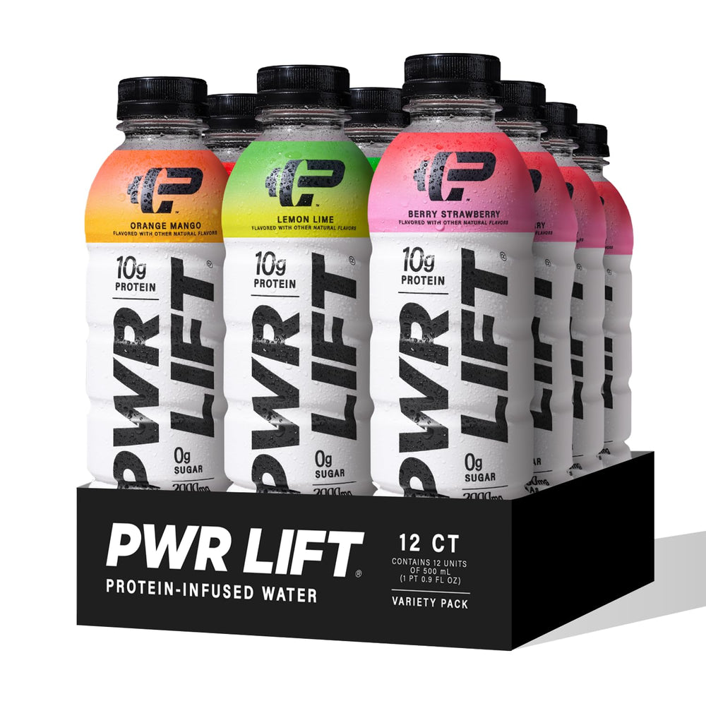 PWR LIFT front packaging showing label and fruit flavor for quick selection
