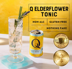 Q MIXERS can beside citrus and herbs to show scale and cocktail pairing options
