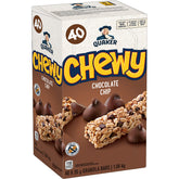 Quaker Chewy front packaging showing 40-count box and convenience