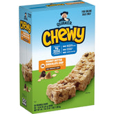 Quaker front packaging showing quantity and flavor benefit convenience