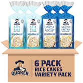 Quaker front packaging showing variety pack and convenience