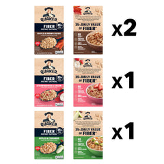 Quaker Maple & Brown Sugar packet close-up displaying branding and quick-prep convenience