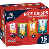 Quaker front box showing variety pack and convenience