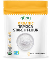 Quay Naturals front packaging showing 1.5 lb bag and organic label benefit