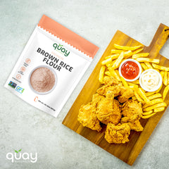 Quay Naturals mixed into pancake batter producing smooth, lump-free mixture