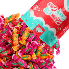 QUEEN CITY CANDY CAVE individually wrapped Mamba pieces highlighting portability