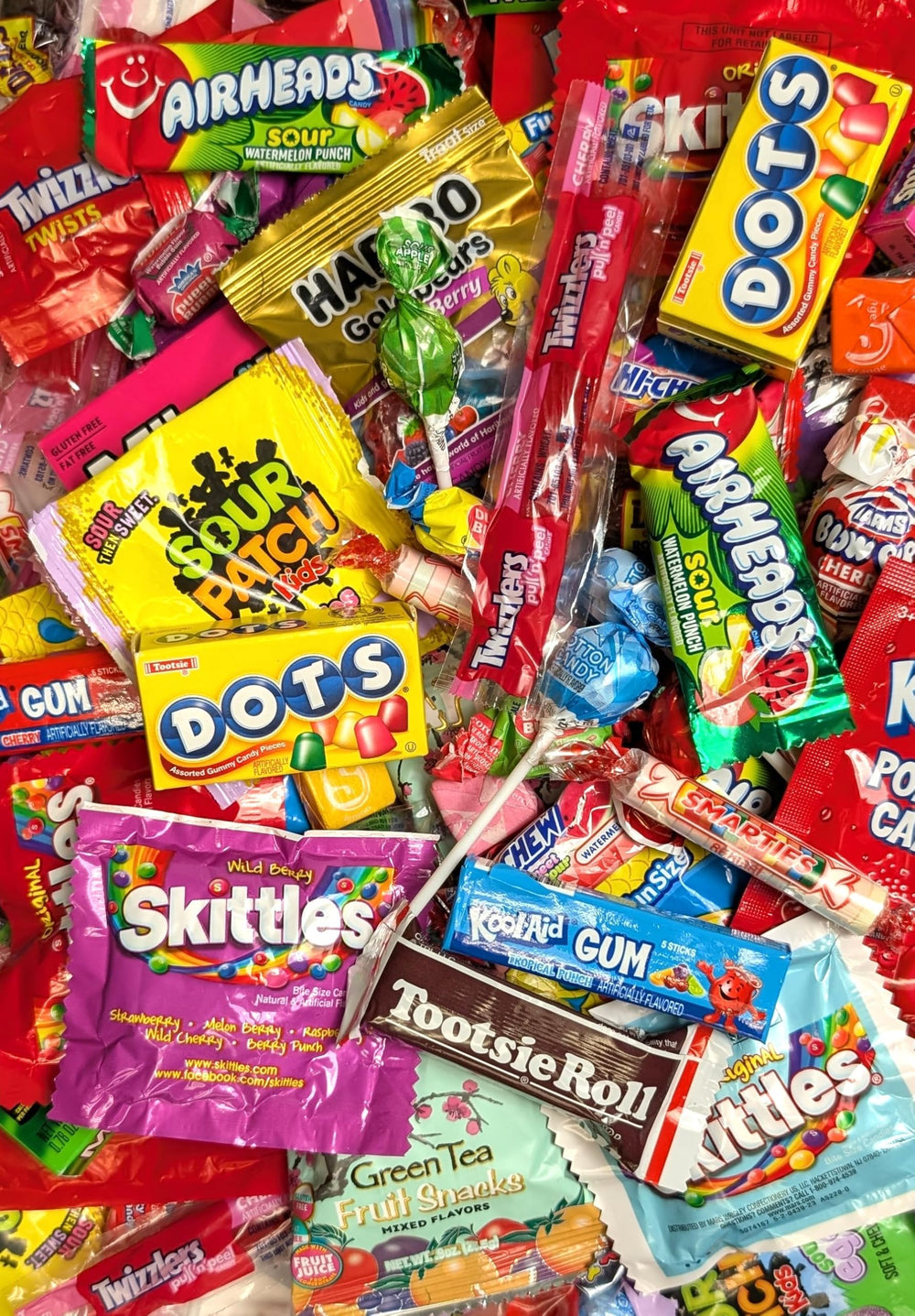 QUEEN JAX front packaging showing 4 lb candy mix and variety benefits