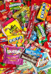 QUEEN JAX front packaging showing 4 lb candy mix and variety benefits