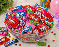 Queen Jax individually wrapped candy detail demonstrating freshness convenience