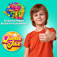 QUEEN JAX candy in hand demonstrating size and portion convenience