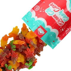 QUEEN CITY CANDY CAVE close-up of sugar-dusted texture offering visual sparkle and sweet crunch