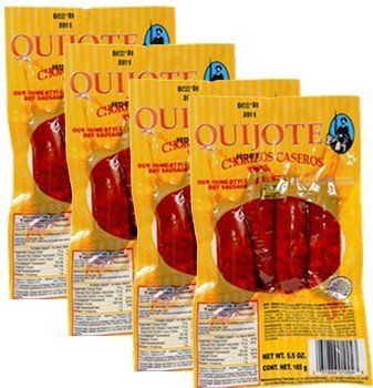 Quijote front packaging showing four 5.5 oz packs and clear labeling for easy planning