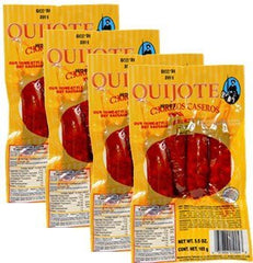 Quijote front packaging showing four 5.5 oz packs and clear labeling for easy planning