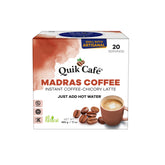 Quik Café front packaging showing 20 sachets and product branding for convenience