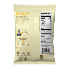 Open Quinn bag pouring out pretzel sticks for easy portable snacking
