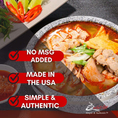 Quoc Viet Foods prepared Bun Bo Hue bowl showcasing rich broth and serving inspiration