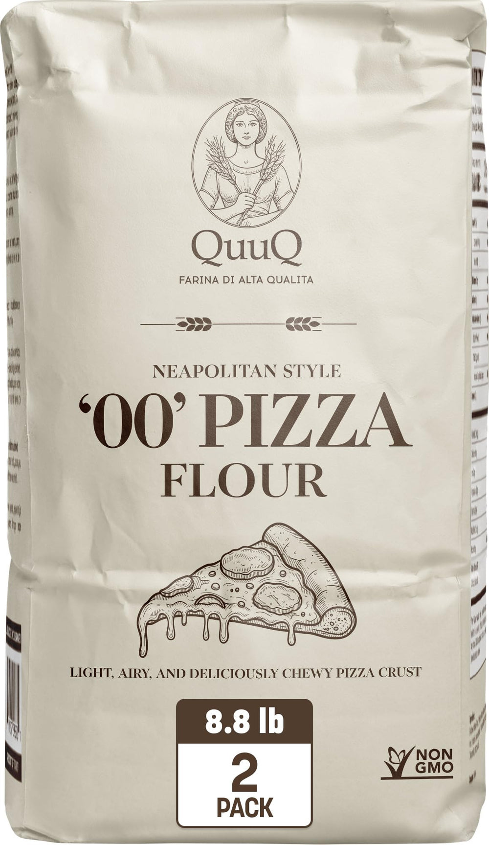 QuuQ front packaging showing 2-pack, clear label and weight benefits