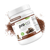 R-Kane Pro-Cal Chocolate front packaging showing label and servings benefit