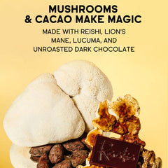 Raaka served hot in mug in cozy setting showcasing comforting chocolate beverage benefit