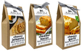 Rabbit Creek front packaging trio displayed, shows variety and convenience