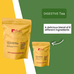 Rachelstea tea bag close-up highlighting natural fibers and easy steep convenience