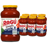 RAGÚ jar front packaging showing label and jar size for quick identification and trust