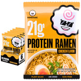 Ramen Bae front packaging showing six ramen packs and branding benefit convenience