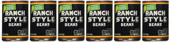 Ranch Style can front view showing sliced jalapeños and label, convenient pantry staple